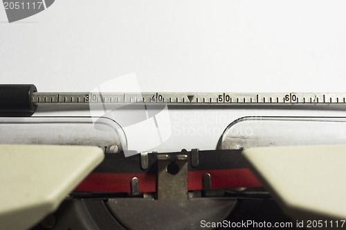 Image of typewriter message