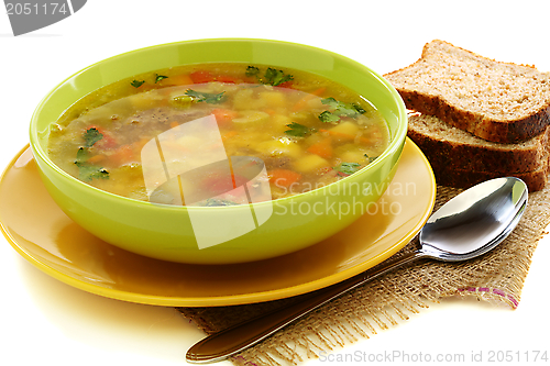 Image of  Red lentil soup.