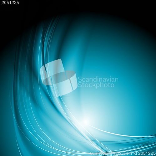 Image of Abstract blue background