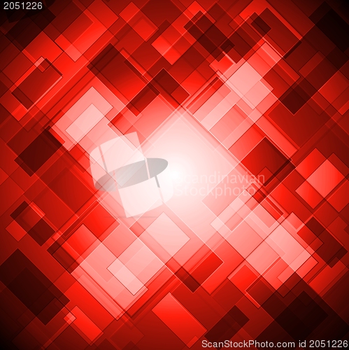 Image of Bright red design
