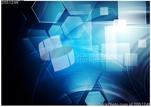 Image of Abstract tech background