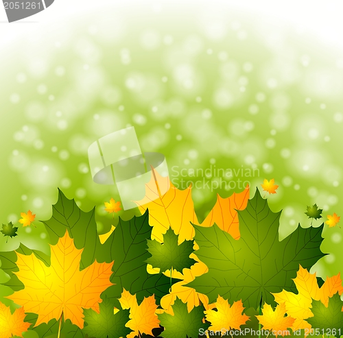 Image of Bright autumn background
