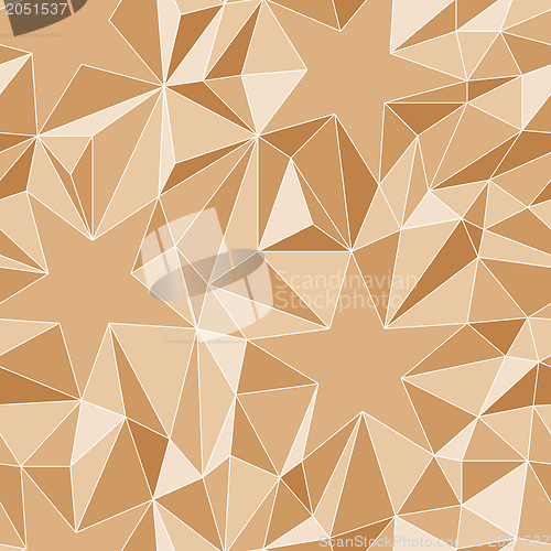 Image of Stars and triangles - seamless pattern