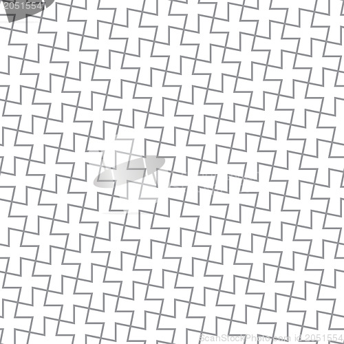 Image of Simple geometric pattern - gray crosses