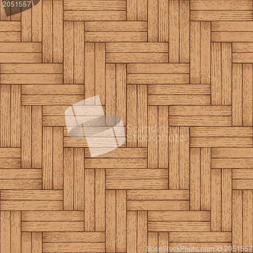 Image of Wooden parquet floor - seamless texture