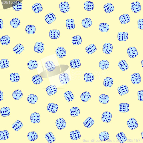Image of Dices - seamless pattern