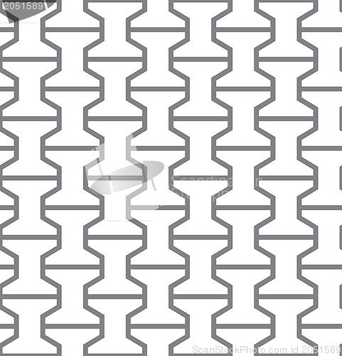 Image of Simple geometric seamless gray pattern