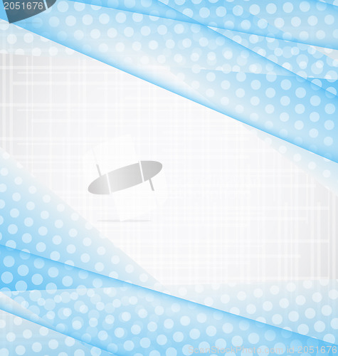 Image of Illustration abstract blue background