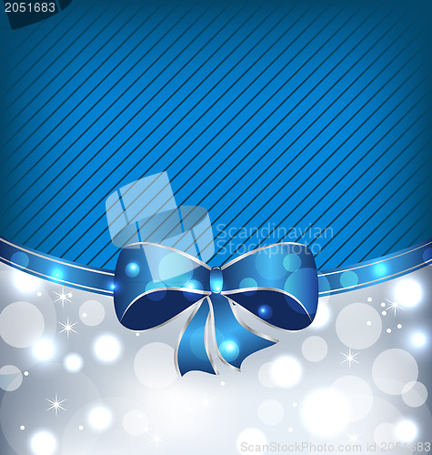 Image of Christmas glowing background, holiday design elements
