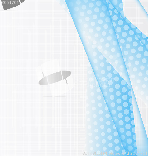 Image of Illustration abstract blue background