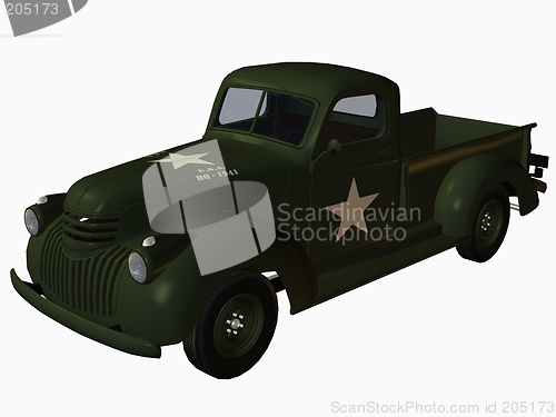 Image of 1941 Pickup Truck-Military