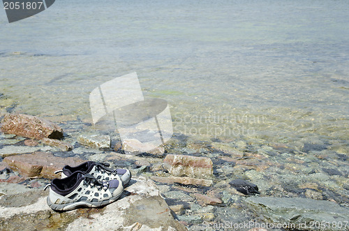 Image of Shoes at coast