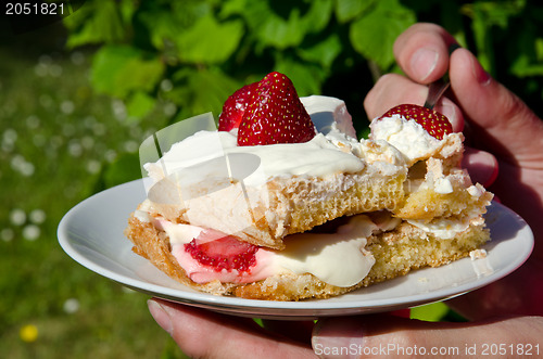 Image of Strawberry dessert