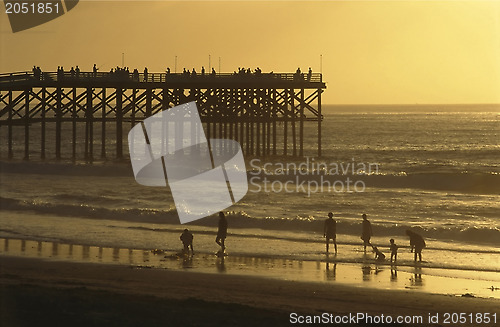 Image of Pier at sunset