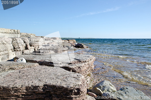 Image of Flat rock coastline