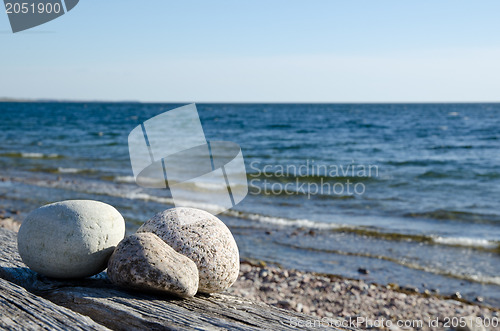 Image of Stones at coastline