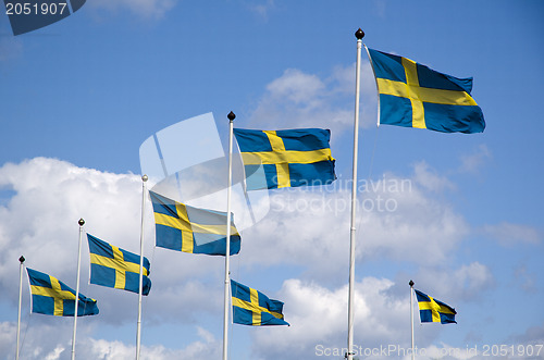 Image of Swedish flags