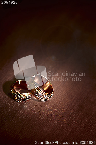 Image of Pair wedding rings