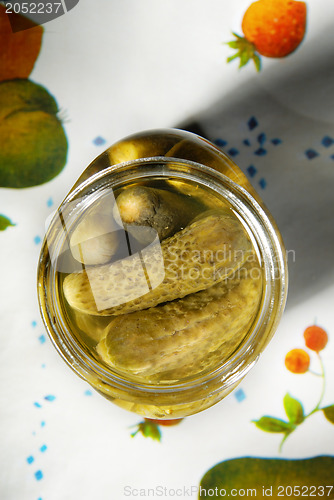 Image of Brined cucumbers