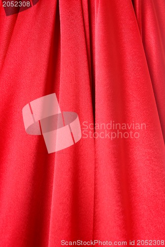 Image of Red fabric