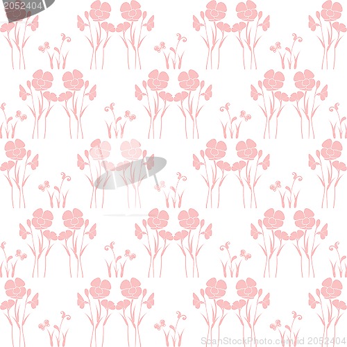 Image of seamless floral pattern
