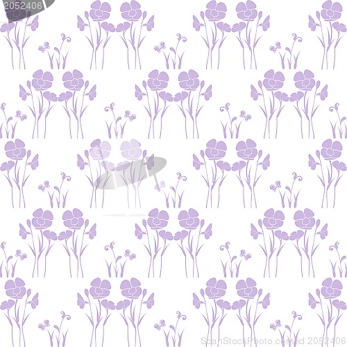 Image of seamless floral pattern