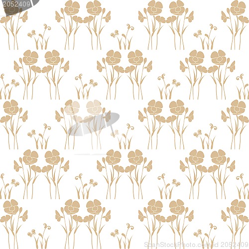 Image of seamless floral pattern