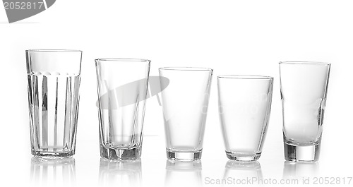 Image of various types of juice glasses