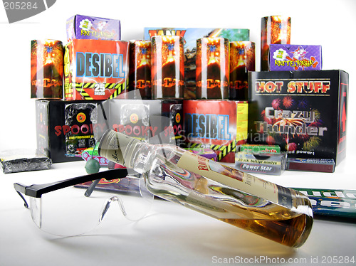 Image of Alcohol and firework