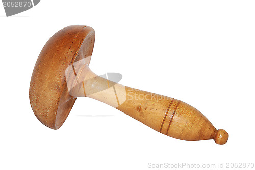 Image of Antique wooden darning mushroom