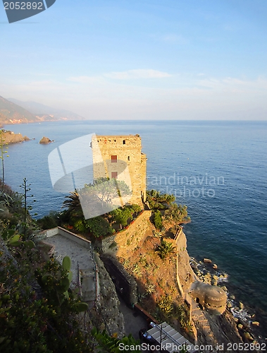 Image of Castle on Italian  coast