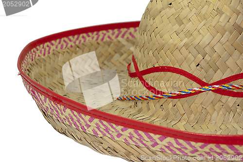 Image of Detail of a wide-brimmed sombrero