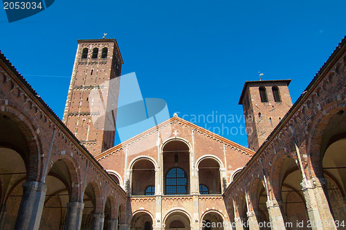 Image of Sant Ambrogio church, Milan