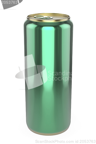 Image of Green beer can