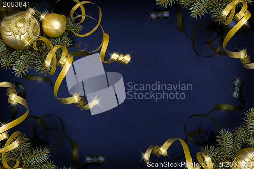 Image of Dark blue christmas