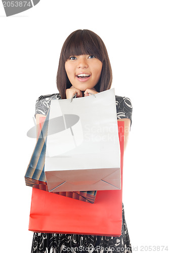 Image of I love shopping of gifts