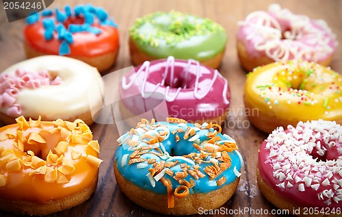 Image of baked donuts