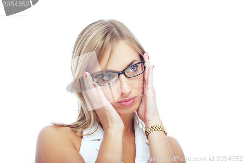 Image of Businesswoman with spectacles