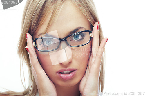 Image of Beauty in eyeglasses