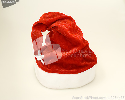 Image of Red Santa Claus hat 