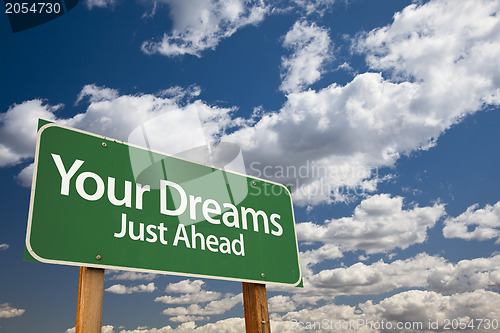 Image of Your Dreams Green Road Sign