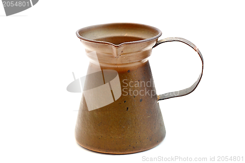 Image of isolated  old  teapot
