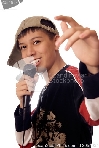 Image of Young rapper