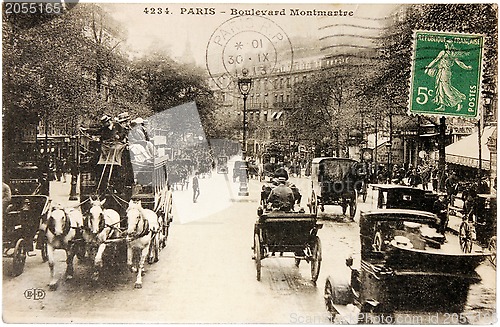 Image of Montmartre Postcard