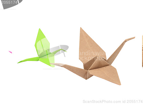 Image of origami birds