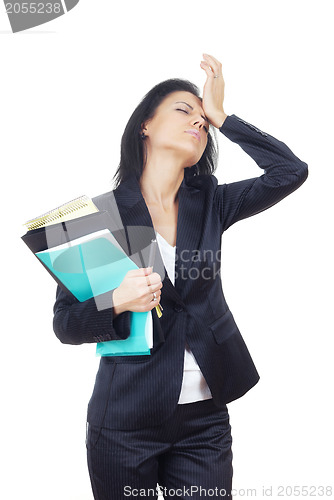 Image of Businesswoman in crisis