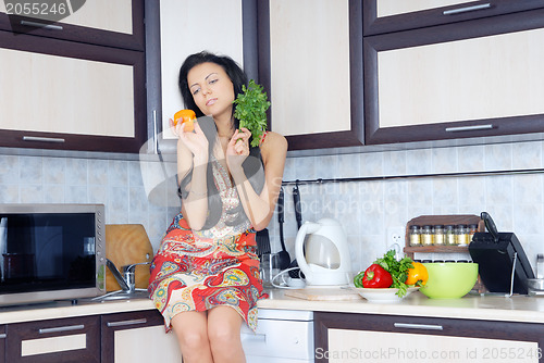 Image of Salad preparation