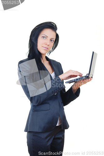 Image of Businesswoman with laptop