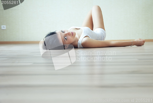 Image of Resting on the floor