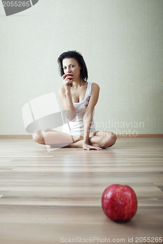 Image of Eating apple